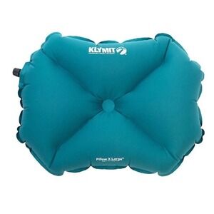 Klymit Pillow X Large Durable Inflatable Camping Travel Pillow Teal 17 X 12 Hike